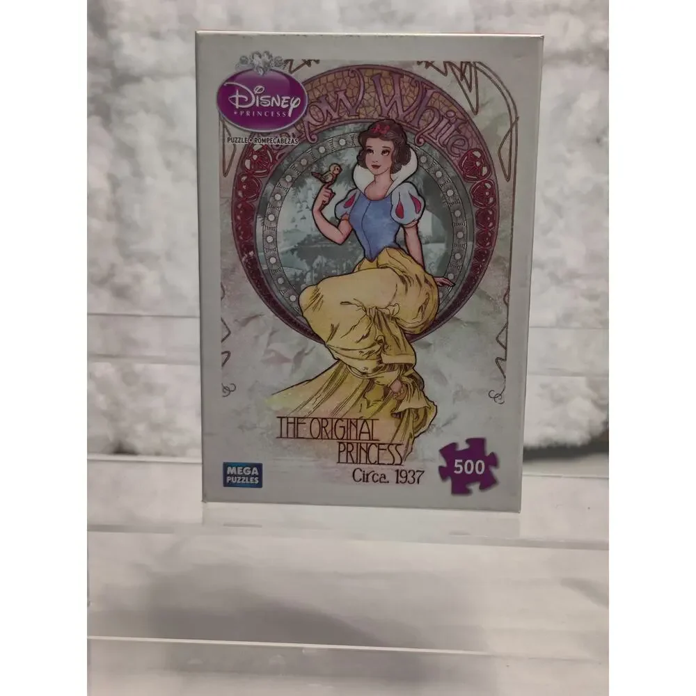 Disney Princess Art Nouveau 500 Piece Puzzles Lot of 5 - NIB/Sealed